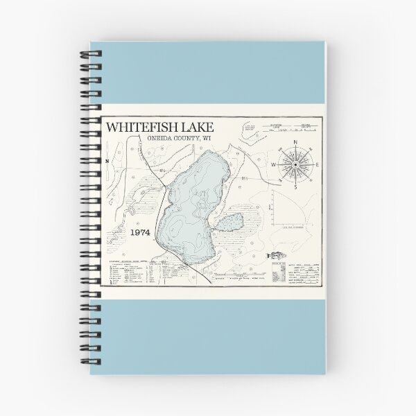 Item preview, Whitefish Lake - Oneida County  designed and sold by Jean Plout.