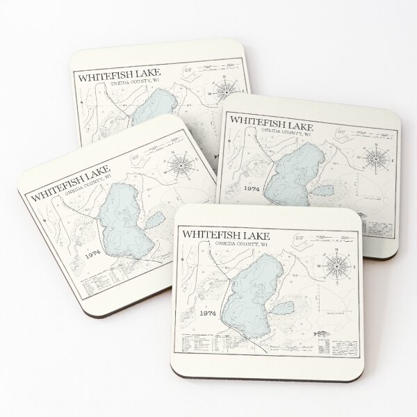 Item preview, Whitefish Lake - Oneida County  designed and sold by Jean Plout.