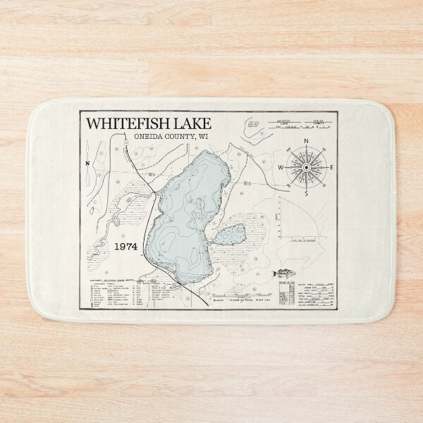 Item preview, Whitefish Lake - Oneida County  designed and sold by Jean Plout.
