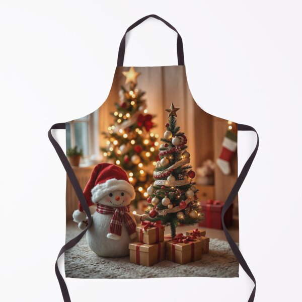 Artikelvorschau, Gemütliche Weihnachts-Hygge-Stimmung: Süßer Schneemann, geschmückter Baum und warme Lichter entworfen und verkauft von Agnes-Creative.