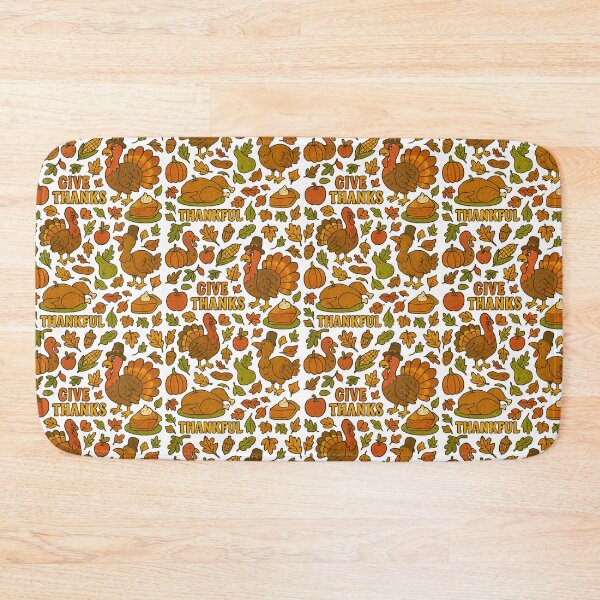 Item preview, Thanksgiving Feast Pattern – Cozy Fall Harvest Seamless Design designed and sold by SilknMarble.
