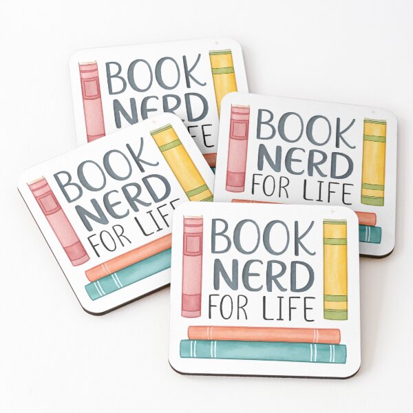 Item preview, Book Nerd designed and sold by MrsBCuriosities.