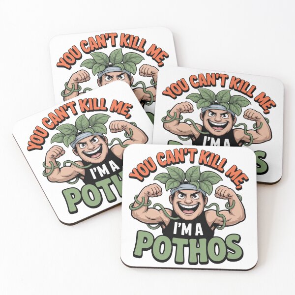 Item preview, You Can’t Kill Me, I’m a Pothos. Funny Cute Plant Cartoon Tee designed and sold by 123artistickay.