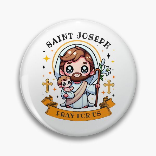 Item preview, St Joseph Pray for Us Catholic Church for kids Toddler designed and sold by NUMAcreations.