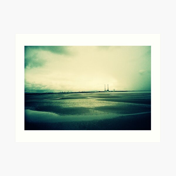 Sandymount at Low Tide Art Print