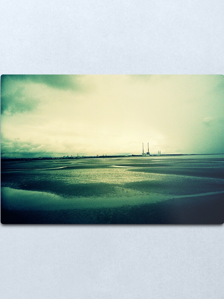 Alternate view of Sandymount at Low Tide Metal Print