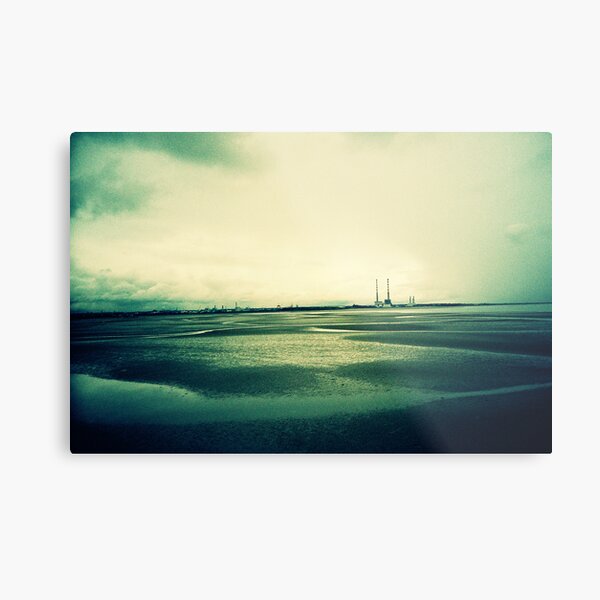 Sandymount at Low Tide Metal Print