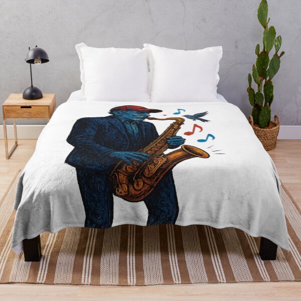 Item preview, Urban Jazz Soul – Street Art Saxophonist designed and sold by Movono.