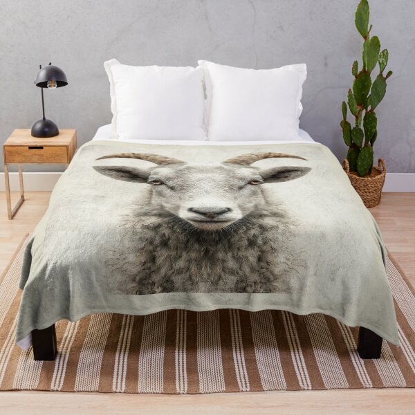 Item preview, Majestic Horned Sheep Portrait designed and sold by Savannah Gibbs.
