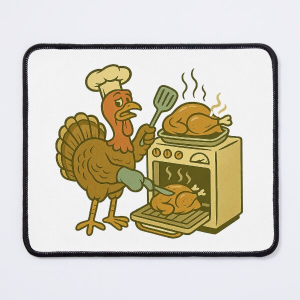 Item preview, Self-Cooked Turkey – Hilarious Thanksgiving Kitchen Fail designed and sold by SilknMarble.