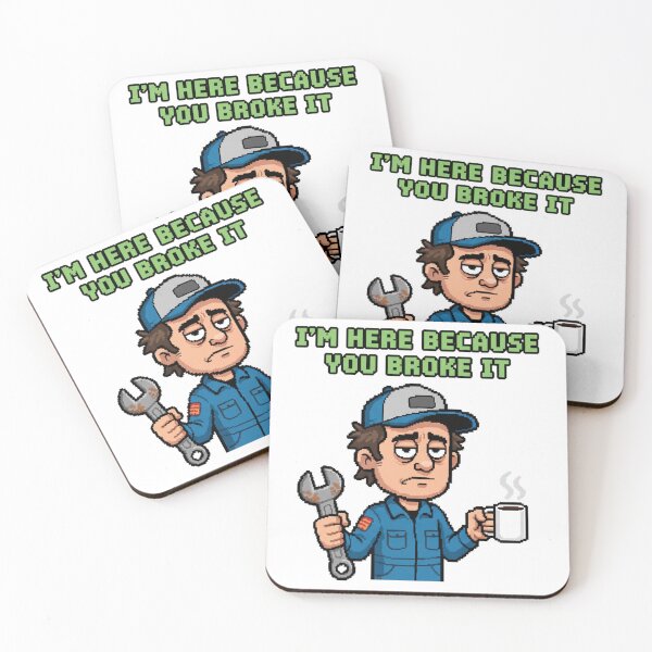 Item preview, Sysadmin You Broke It Pixel Art designed and sold by WiserShop.