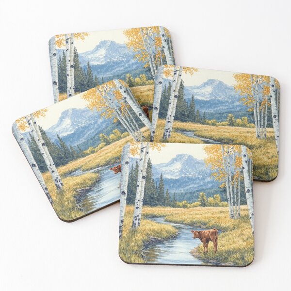 Item preview, Calf by the stream - countryside designed and sold by Dali RB.