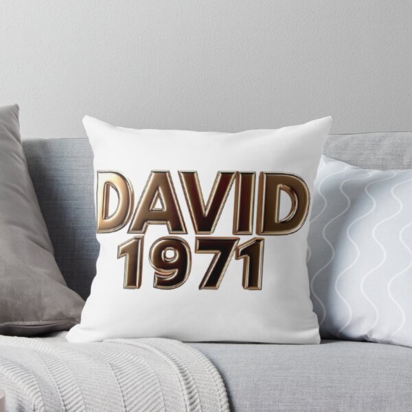Artikelvorschau, David 1971 – Metallic Vintage Edition entworfen und verkauft von AlexLineArt.