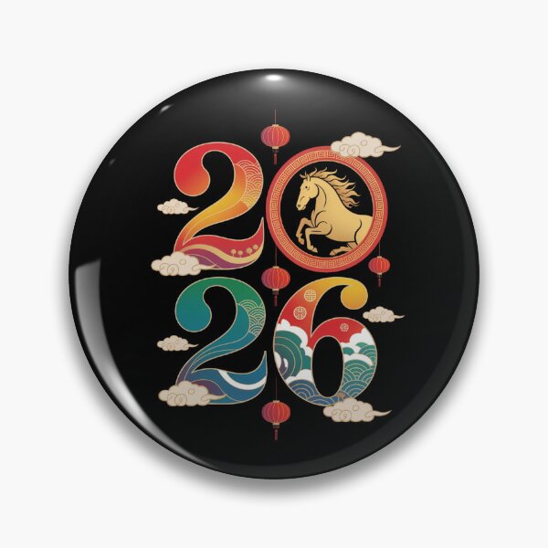Item preview, Chinese New Year 2026 - Year Of The Horse 2026 designed and sold by Gogetgiggles.