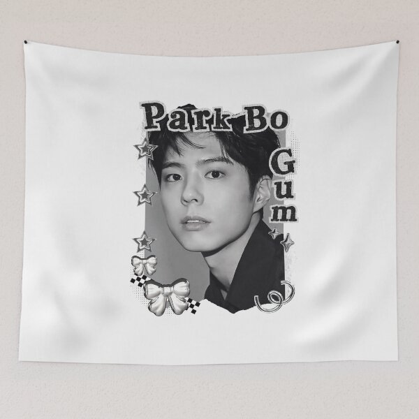 Item preview, Park Bo-gum (박보검) Korean Actor Kdrama Group Black and White Collage Digital Art Portrait designed and sold by AJUNICE STUDIO.