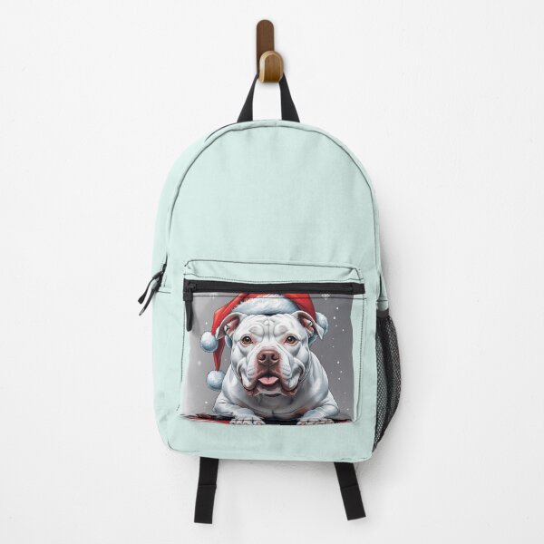 Item preview, Copy of White Pitbull Christmas Dog lover designed and sold by PetArt  ⭐⭐⭐⭐⭐.