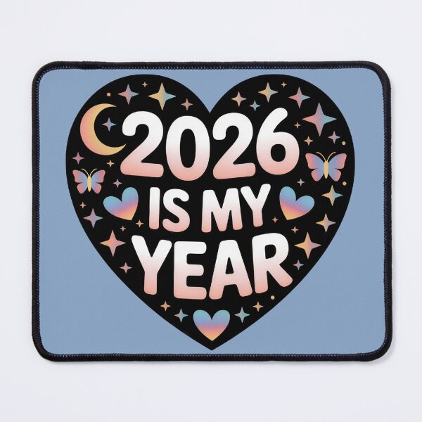 Item preview, 2026 Is My Year - Positive Manifesting Heart for New Year 2026 designed and sold by YourSocialBae.