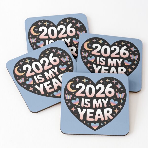 Item preview, 2026 Is My Year - Positive Manifesting Heart for New Year 2026 designed and sold by YourSocialBae.