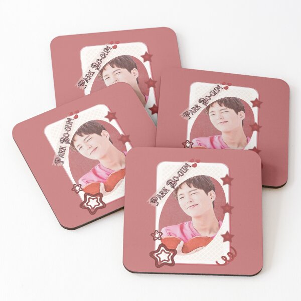 Item preview, Park Bo-gum (박보검) Korean Actor Kdrama Group Card Red Aesthetic Collage Design designed and sold by AJUNICE STUDIO.