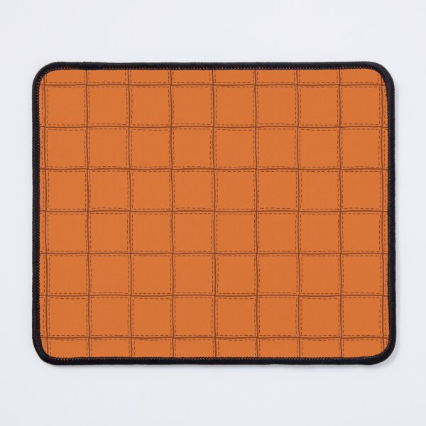 Item preview, Minimalist Orange Grid Pattern designed and sold by ChuckleSpace.