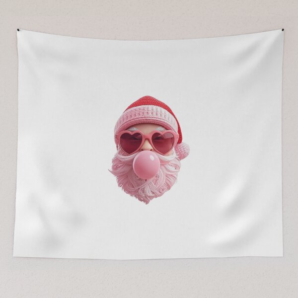 Item preview, Pink Santa Claus, Modern Amigurumi Style, Cute Christmas Holiday Design designed and sold by Mintiko2.