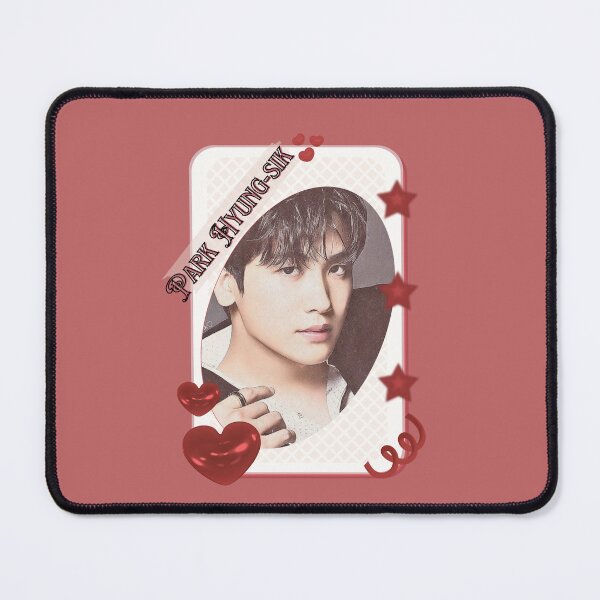 Item preview, Park Hyung-sik (박형식) Korean Actor Kdrama Group Card Red Aesthetic Collage Design designed and sold by AJUNICE STUDIO.