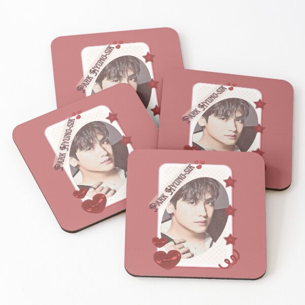 Item preview, Park Hyung-sik (박형식) Korean Actor Kdrama Group Card Red Aesthetic Collage Design designed and sold by AJUNICE STUDIO.