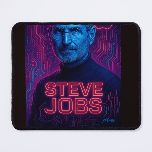 Item preview, Steve Jobs – Vision in Neon designed and sold by JFS-STUFFS.