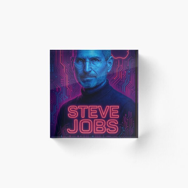 Item preview, Steve Jobs – Vision in Neon designed and sold by JFS-STUFFS.