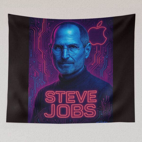 Item preview, Steve Jobs – Vision in Neon designed and sold by JFS-STUFFS.