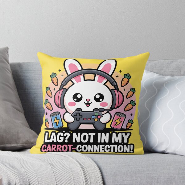 Item preview, Kawaii Gamer Bunny, Cute Funny Gaming designed and sold by EasyTees4u.