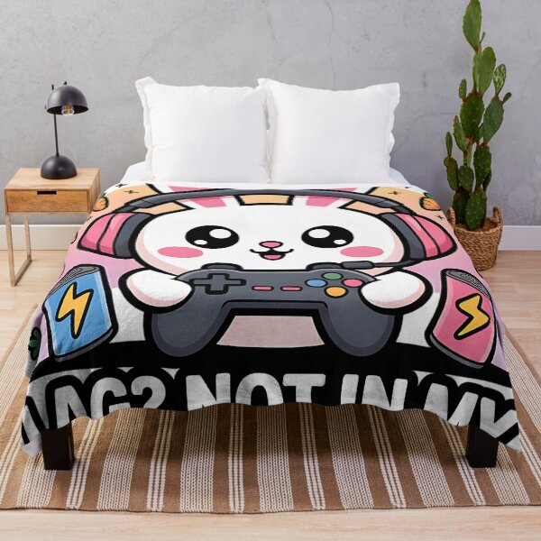 Item preview, Kawaii Gamer Bunny, Cute Funny Gaming designed and sold by EasyTees4u.