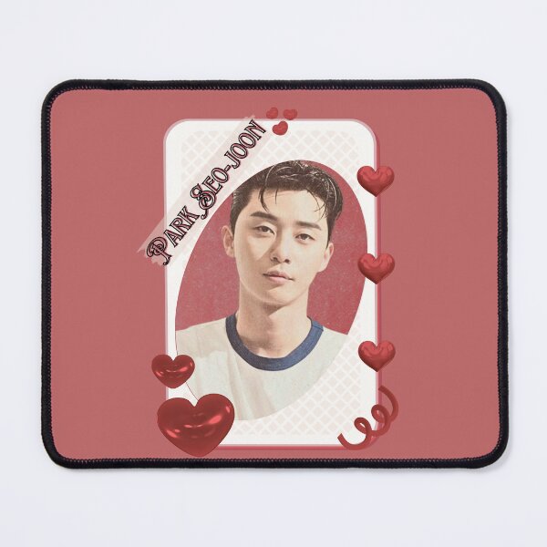 Item preview, Park Seo-joon (박서준) Korean Actor Kdrama Group Card Red Aesthetic Collage Design designed and sold by AJUNICE STUDIO.