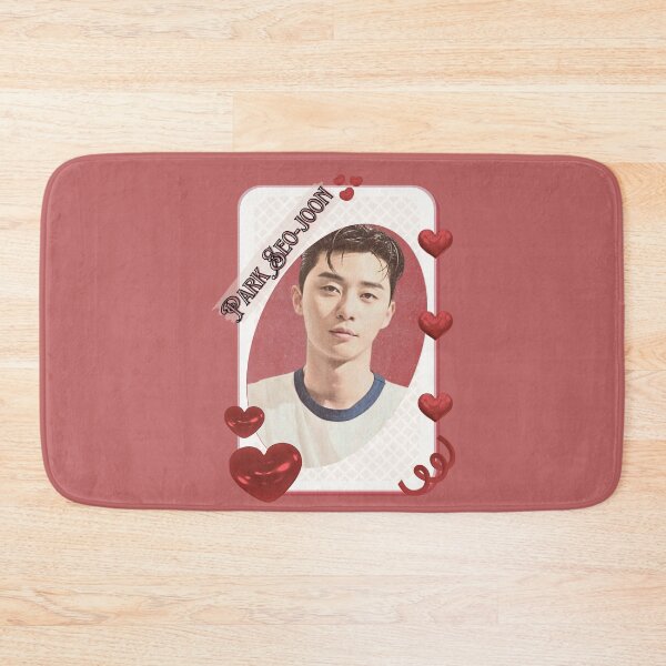 Item preview, Park Seo-joon (박서준) Korean Actor Kdrama Group Card Red Aesthetic Collage Design designed and sold by AJUNICE STUDIO.