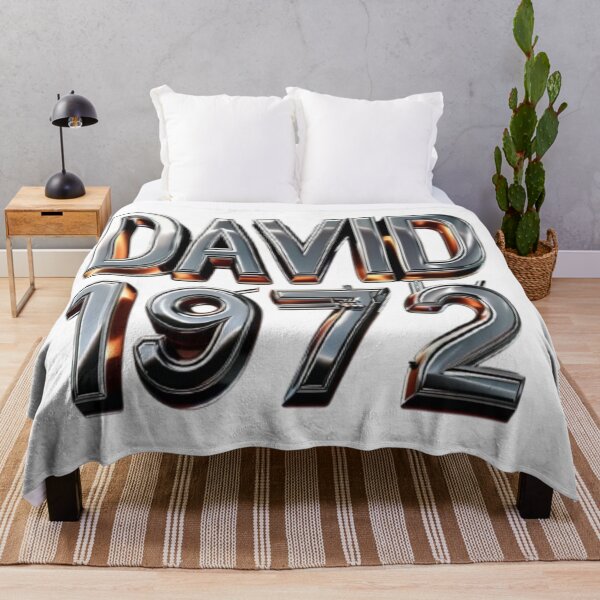 Item preview, David 1972 – Metallic Chrome Edition designed and sold by AlexLineArt.