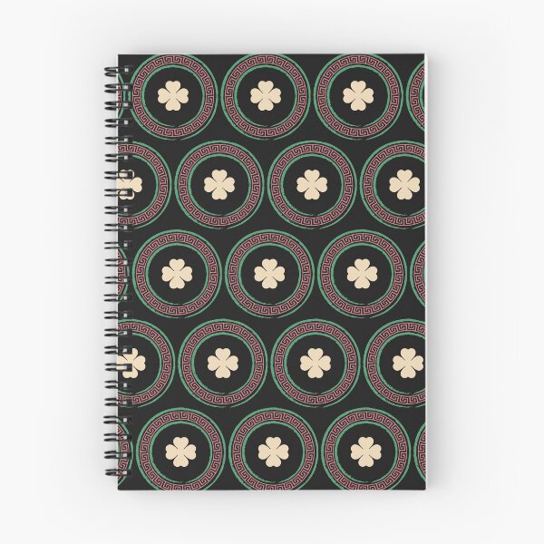 Item preview, Dark Celtic Clover Greek Key Pattern designed and sold by aahshitpng.