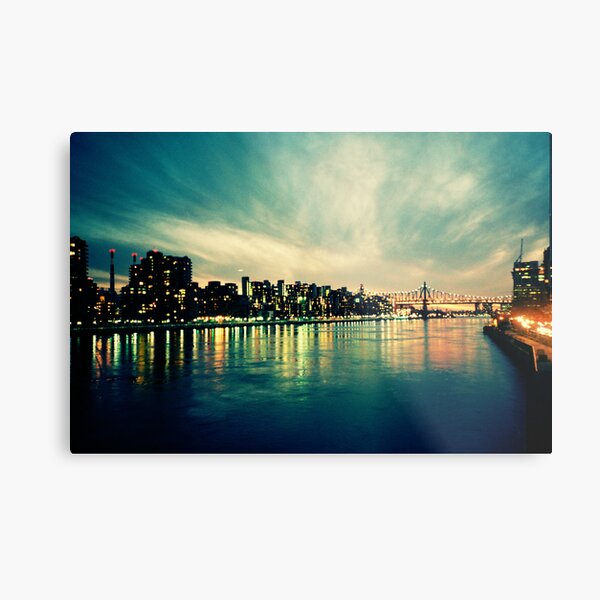 Hudson Cityscape Metal Print