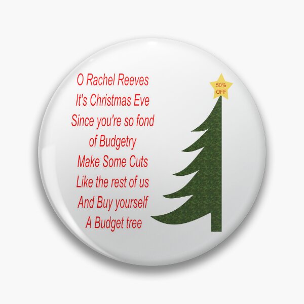 Item preview, Political Rachel Reeves Budget Christmas Tree designed and sold by naturegallery.
