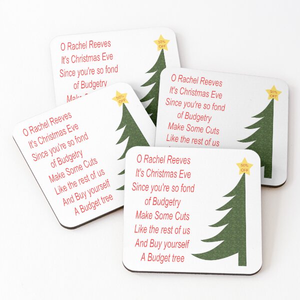 Item preview, Political Rachel Reeves Budget Christmas Tree designed and sold by naturegallery.