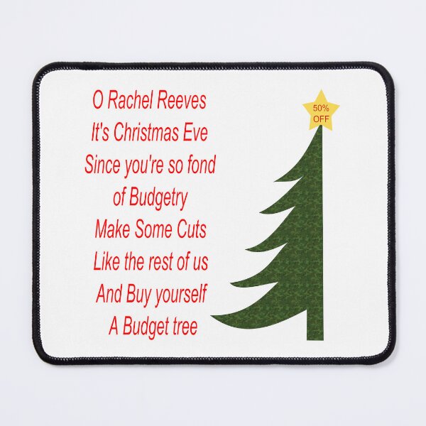 Item preview, Political Rachel Reeves Budget Christmas Tree designed and sold by naturegallery.