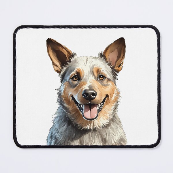 Item preview, Australian Cattle Dog Blue Heeler Puppy Watercolor designed and sold by Magnolia Valley Art.