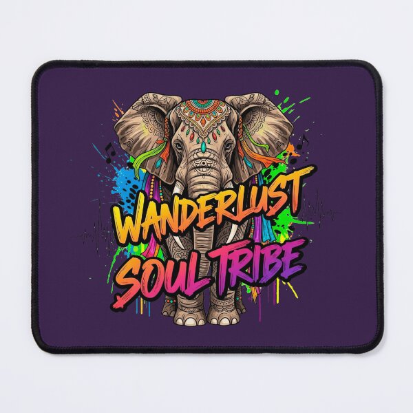 Item preview, Colorful Wanderlust Elephant Graffiti Art designed and sold by SholoStudio.