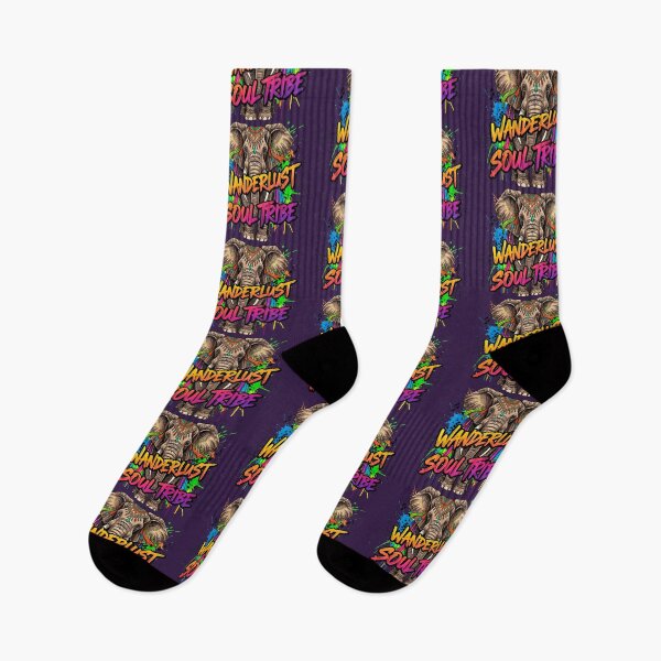 Item preview, Colorful Wanderlust Elephant Graffiti Art designed and sold by SholoStudio.
