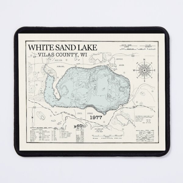 Item preview, White Sand Lake - Vilas County designed and sold by Jean Plout.