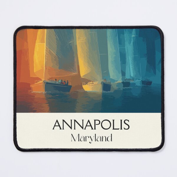 Item preview, Annapolis Maryland Harbor | Sailing Capital Poster designed and sold by TuncGK.