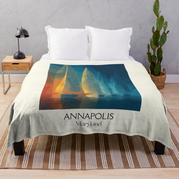 Item preview, Annapolis Maryland Harbor | Sailing Capital Poster designed and sold by TuncGK.