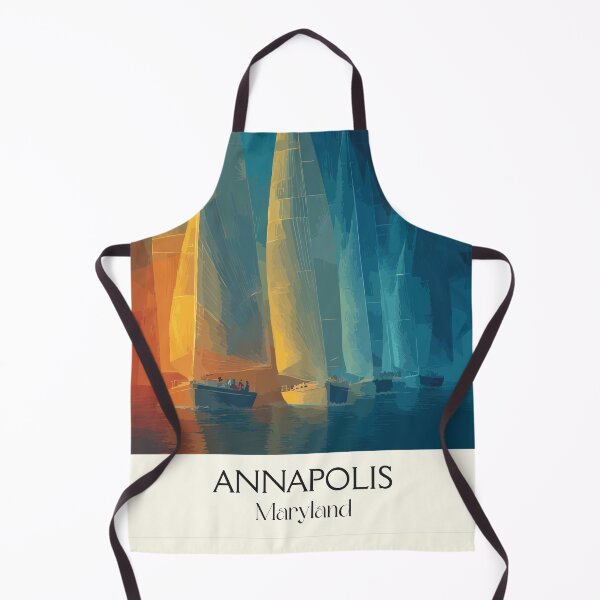 Item preview, Annapolis Maryland Harbor | Sailing Capital Poster designed and sold by TuncGK.