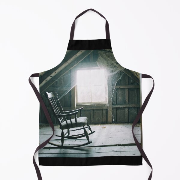 Item preview, Dusty Attic with Rocking Chair Halloween designed and sold by ChuckleSpace.