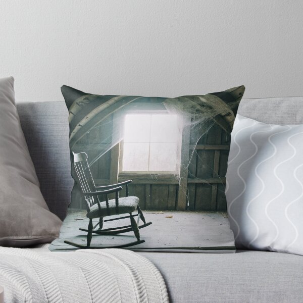 Item preview, Dusty Attic with Rocking Chair Halloween  designed and sold by ChuckleSpace.