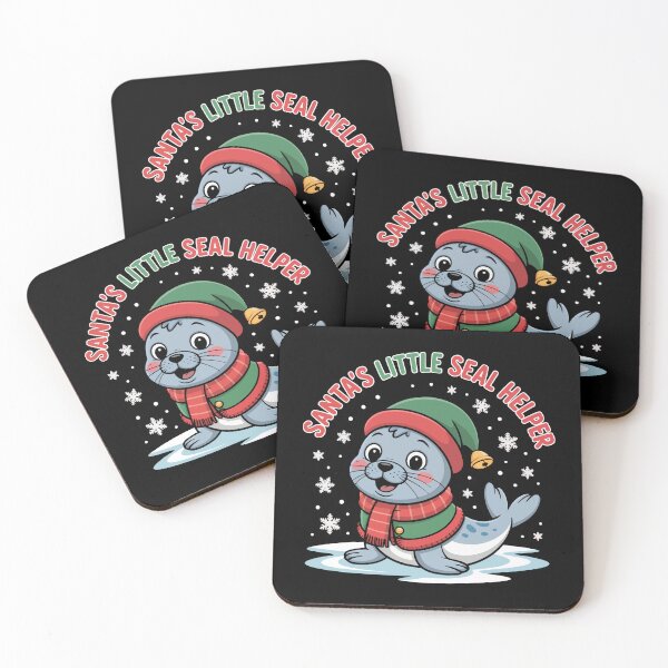 Item preview, santa's little seal helper designed and sold by jkrphoto.